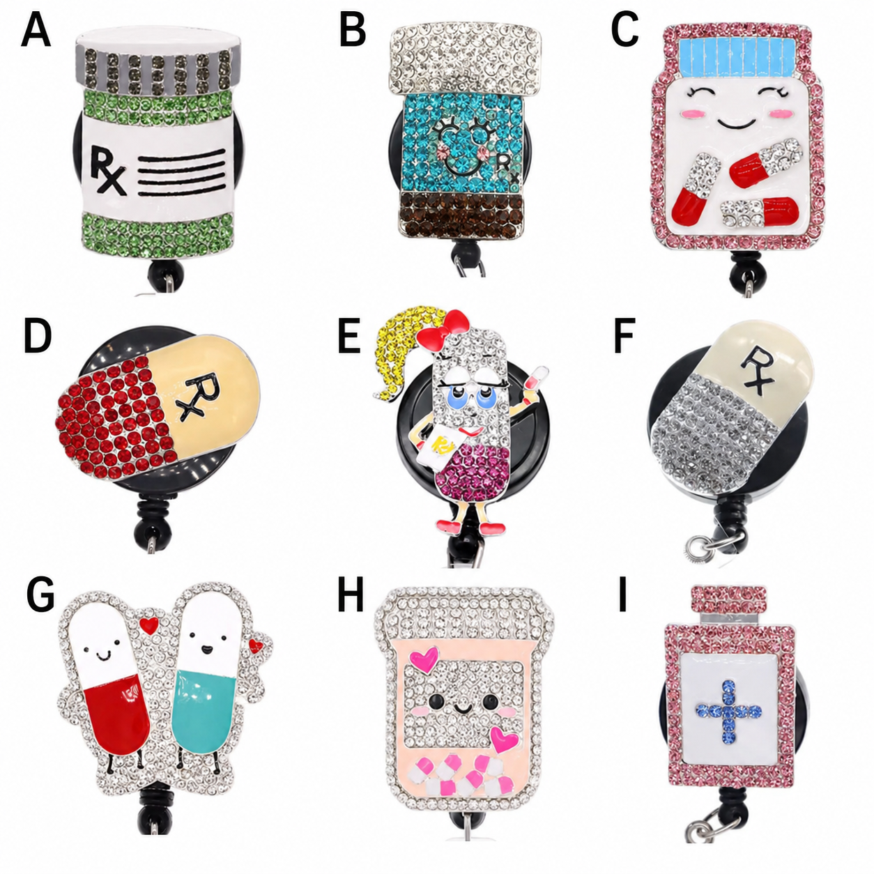Fun RX Badge Holders