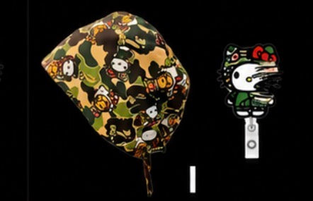 Nurse Hats with matching badge