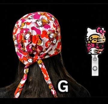Nurse Hats with matching badge