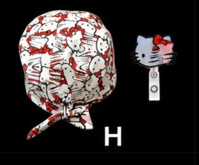 Nurse Hats with matching badge