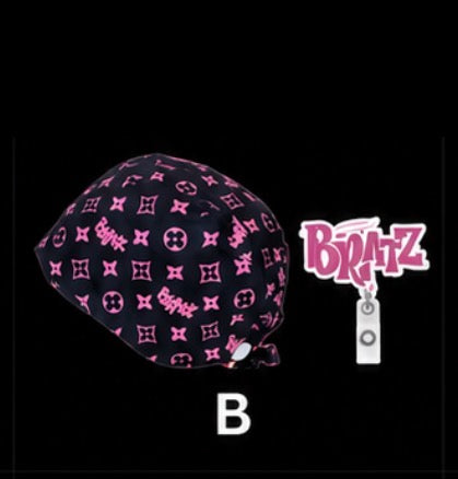 Nurse Hats with matching badge